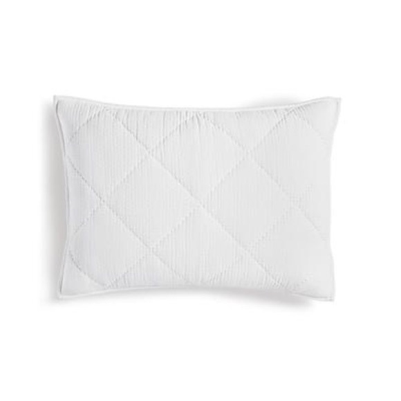 Hotel Collection Dobby Diamond Quilted Sham, King, pillow sham quilted case - Picture 1 of 7